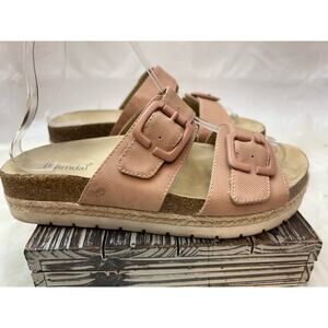 Women's 7M Platform Sandal Nude Comfy GUC Bjorndal